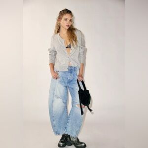 We The Free Barrel Jeans in Barnyard Blue